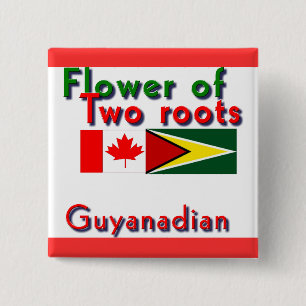 Blume von zwei Wurzeln: guyanisch-kanadisch Button