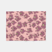 BLUME w Fleecedecke (Vorderseite (Horizontal))