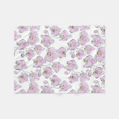 BLUME w Fleecedecke (Vorderseite (Horizontal))