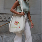 Blume wächst Tote Tasche