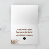 Blume während der goldenen Stunde Karte (Innenseite)