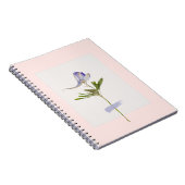 Blume Wall Art Design Spiral Foto Notebook Notizblock (Rechte Seite)