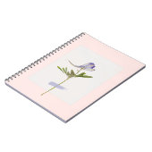 Blume Wall Art Design Spiral Foto Notebook Notizblock (Linke Seite)