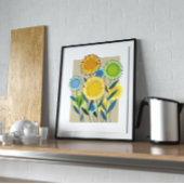 Blume Wall Art Leinwand