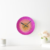 Blume Wall Clock Runde Wanduhr (Zuhause)