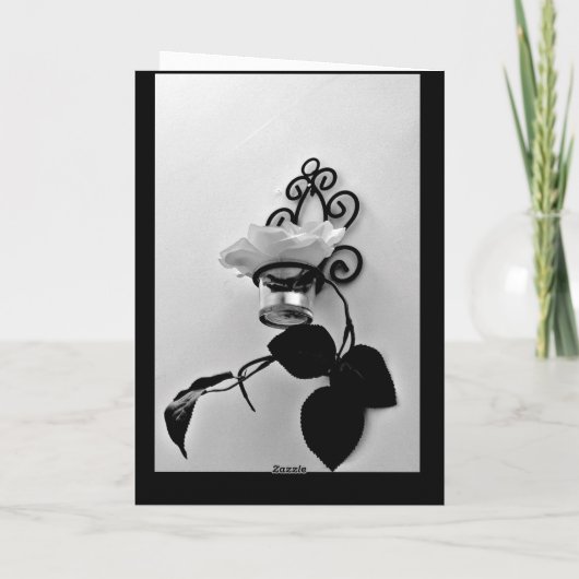 Blume Wall Sconce Karte (Rückseite)