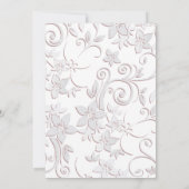 Blume - Wandpapier 1 Dankeskarte (Rückseite)