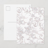 Blume - Wandpapier 1 Feiertagspostkarte (Vorne/Hinten)