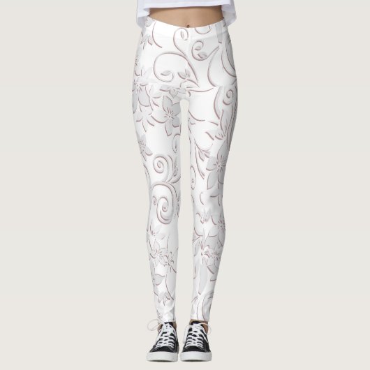 Blume - Wandpapier 1 Leggings (Vorderseite)