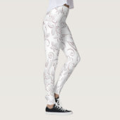 Blume - Wandpapier 1 Leggings (Rechts)