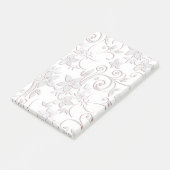 Blume - Wandpapier 1 Post-it Klebezettel (angewinkelt)