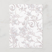 Blume - Wandpapier 1 Postkarte (Vorderseite)