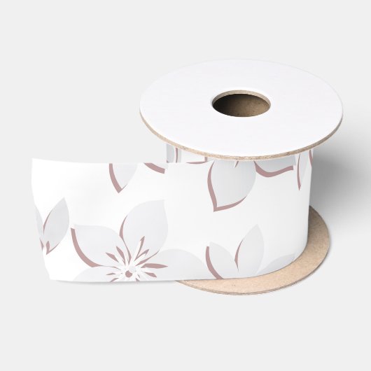Blume - Wandpapier 1 Satinband (Spule)