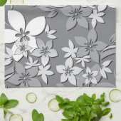 Blume-Wandpapier 2 Geschirrtuch (Gefaltet)