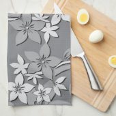 Blume-Wandpapier 2 Geschirrtuch (Viertel Falte)