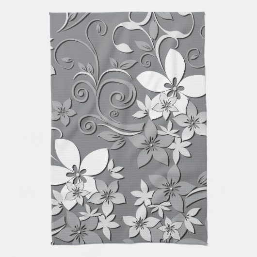 Blume-Wandpapier 2 Geschirrtuch (Vertikal)