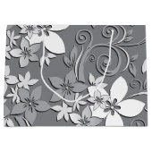 Blume-Wandpapier 2 Große Geschenktüte (Vorderseite)