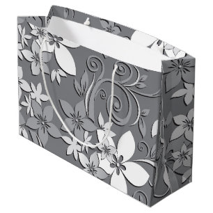 Blume-Wandpapier 2 Große Geschenktüte