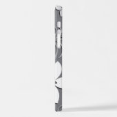 Blume-Wandpapier 2 iPhone Hülle (Linke Seite)