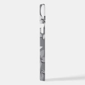 Blume-Wandpapier 2 iPhone Hülle (Rechte Seite)