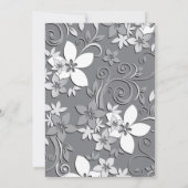Blume-Wandpapier 2 Karte (Rückseite)