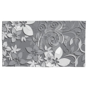 Blume-Wandpapier 2 Kissenbezug