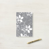 Blume-Wandpapier 2 Post-it Klebezettel (Auf Schreibtisch)