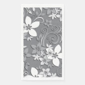 Blume-Wandpapier 2 Serviette (Vorderseite)
