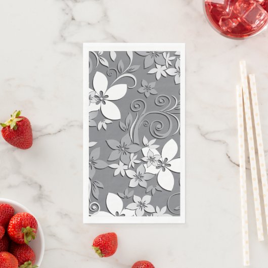 Blume-Wandpapier 2 Serviette (Beispiel)