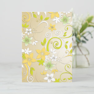 Blume - Wandpapier 3 Dankeskarte