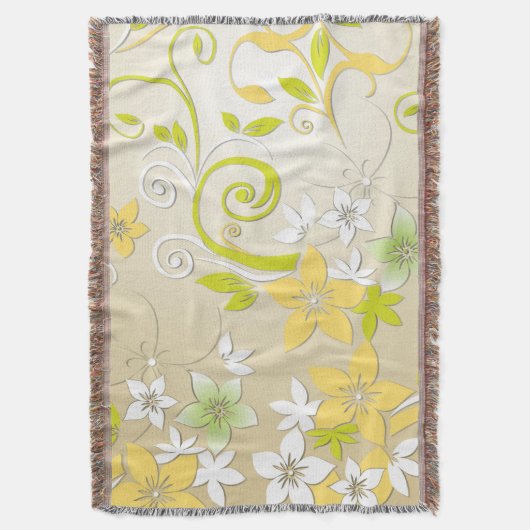 Blume - Wandpapier 3 Decke (Vorderseite Vertikal)