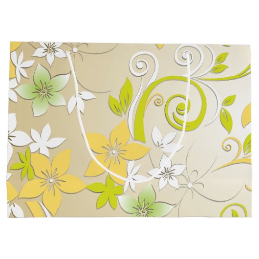 Blume - Wandpapier 3 Große Geschenktüte (Rückseite)