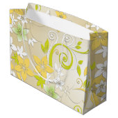 Blume - Wandpapier 3 Große Geschenktüte (Rückseite Schrägansicht)