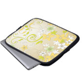 Blume - Wandpapier 3 Laptopschutzhülle (Vorne Knopf)