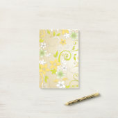 Blume - Wandpapier 3 Post-it Klebezettel (Auf Schreibtisch)