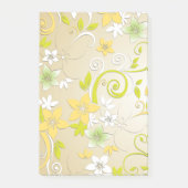 Blume - Wandpapier 3 Post-it Klebezettel (Vorderseite)
