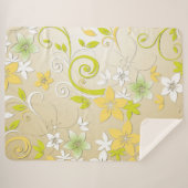 Blume - Wandpapier 3 Sherpadecke (Vorderseite (Horizontal))