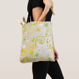 Blume - Wandpapier 3 Tasche