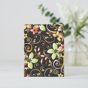 Blume - Wandpapier 4 Feiertagspostkarte