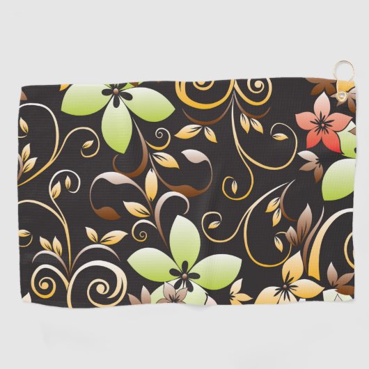 Blume - Wandpapier 4 Golfhandtuch (Horizontal)