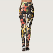 Blume - Wandpapier 4 Leggings (Rückseite)