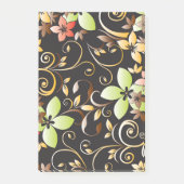 Blume - Wandpapier 4 Post-it Klebezettel (Vorderseite)