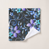 Blume - Wandpapier 6 Badhandtuch Set (Waschlappen)