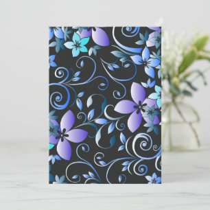 Blume - Wandpapier 6 Dankeskarte