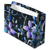 Blume - Wandpapier 6 Große Geschenktüte (Vorderseite Schrägansicht)