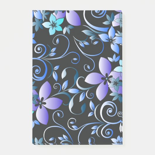 Blume - Wandpapier 6 Post-it Klebezettel (Vorderseite)