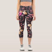 Blume - Wandpapier 7 Capri Leggings (Vorderseite)