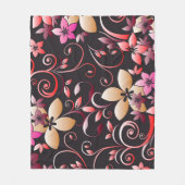 Blume - Wandpapier 7 Fleecedecke (Vorderseite)