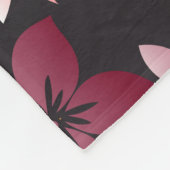Blume - Wandpapier 7 Fleecedecke (Ecke)