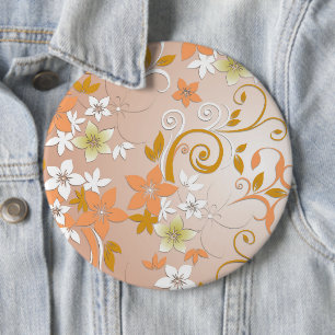 Blume - Wandpapier 8 Button
